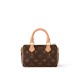 Louis Vuitton Nano Speedy Handle Shoulder Bag in Monogram Canvas