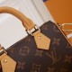 Louis Vuitton Nano Speedy Handle Shoulder Bag in Monogram Canvas