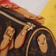 Louis Vuitton Nano Speedy Handle Shoulder Bag in Monogram Canvas