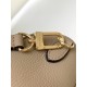 Louis Vuitton Nano Speedy Handle Shoulder Bag in Bicolor Monogram Leather - Gray/Cream