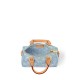 Louis Vuitton Nano Speedy Handle Shoulder Bag in Monogram Denim - Sky Blue