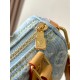 Louis Vuitton Nano Speedy Handle Shoulder Bag in Monogram Denim - Sky Blue