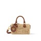 Louis Vuitton Nano Speedy Handle Shoulder Bag in Raffia - Tan