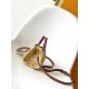 Louis Vuitton Nano Speedy Handle Shoulder Bag in Raffia - Tan