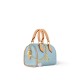 Louis Vuitton Nano Speedy Handle Shoulder Bag in Monogram Cowhide Leather - Sky Blue