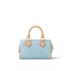 Louis Vuitton Nano Speedy Handle Shoulder Bag in Monogram Cowhide Leather - Sky Blue