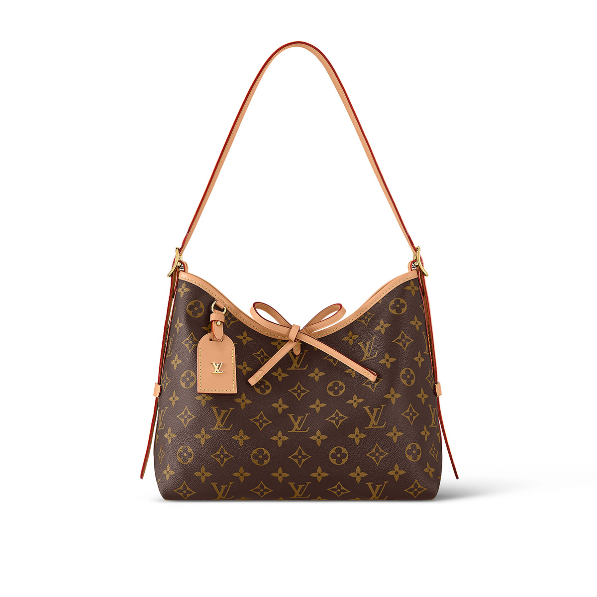 Louis Vuitton CarryAll PM Shoulder Bag in Monogram Coated Canvas