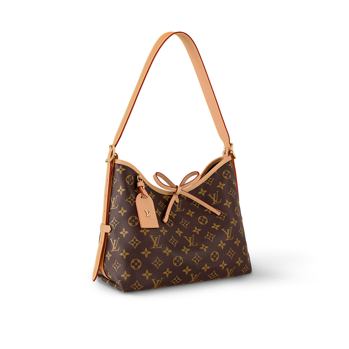 Louis Vuitton CarryAll PM Shoulder Bag in Monogram Coated Canvas