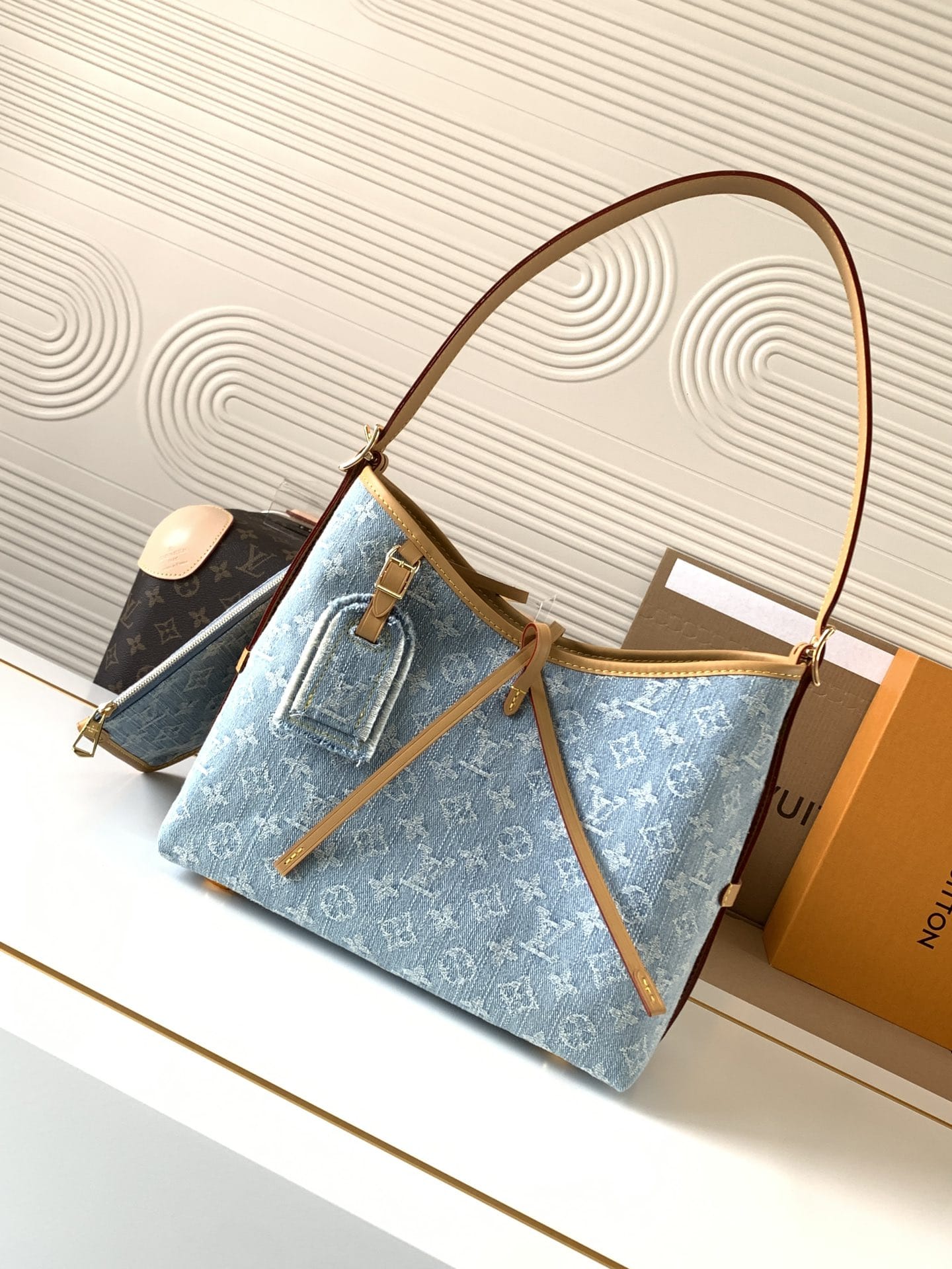 Louis Vuitton CarryAll PM Shoulder Bag - Monogram Denim