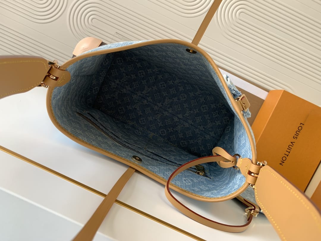 Louis Vuitton CarryAll PM Shoulder Bag - Monogram Denim