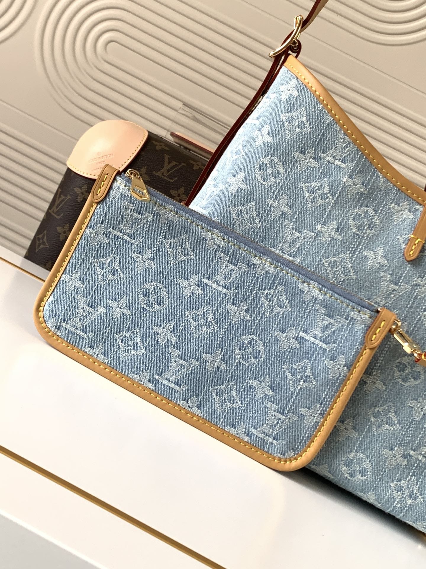 Louis Vuitton CarryAll PM Shoulder Bag - Monogram Denim