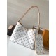 Louis Vuitton CarryAll PM Shoulder Bag in Monogram Jacquard Fabric - Multicolor Beige