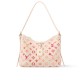 Louis Vuitton CarryAll PM Shoulder Bag in Monogram Grained Cowhide Leather - Sunrise Aquarelle