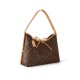 Louis Vuitton CarryAll MM Shoulder Bag in Monogram Coated Canvas