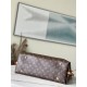 Louis Vuitton CarryAll MM Shoulder Bag in Monogram Coated Canvas