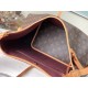 Louis Vuitton CarryAll MM Shoulder Bag in Monogram Coated Canvas