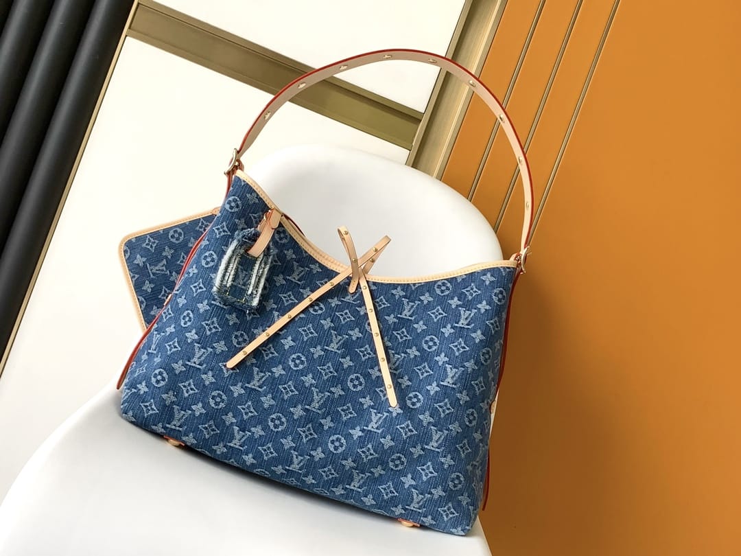 Louis Vuitton CarryAll MM Shoulder Bag - Monogram Denim