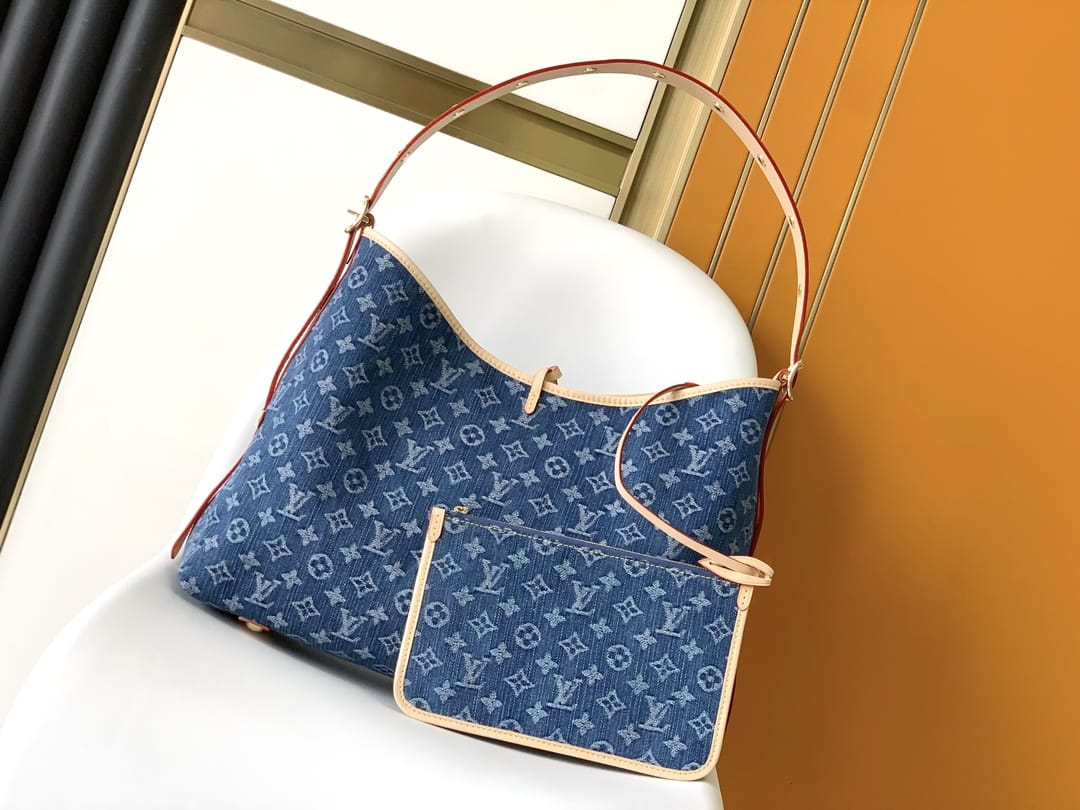 Louis Vuitton CarryAll MM Shoulder Bag - Monogram Denim