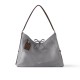 Louis Vuitton CarryAll Cargo Vibe MM Shoulder Bag in Lambskin - Gris Trianon