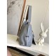 Louis Vuitton CarryAll Cargo Vibe MM Shoulder Bag in Lambskin - Gris Trianon