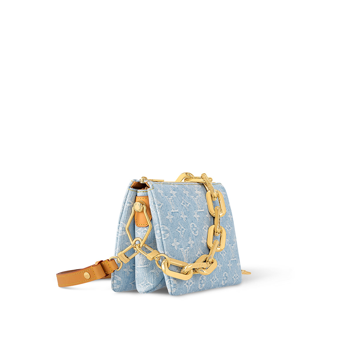 Louis Vuitton Coussin BB Handle Shoulder Bag in Monogram Denim