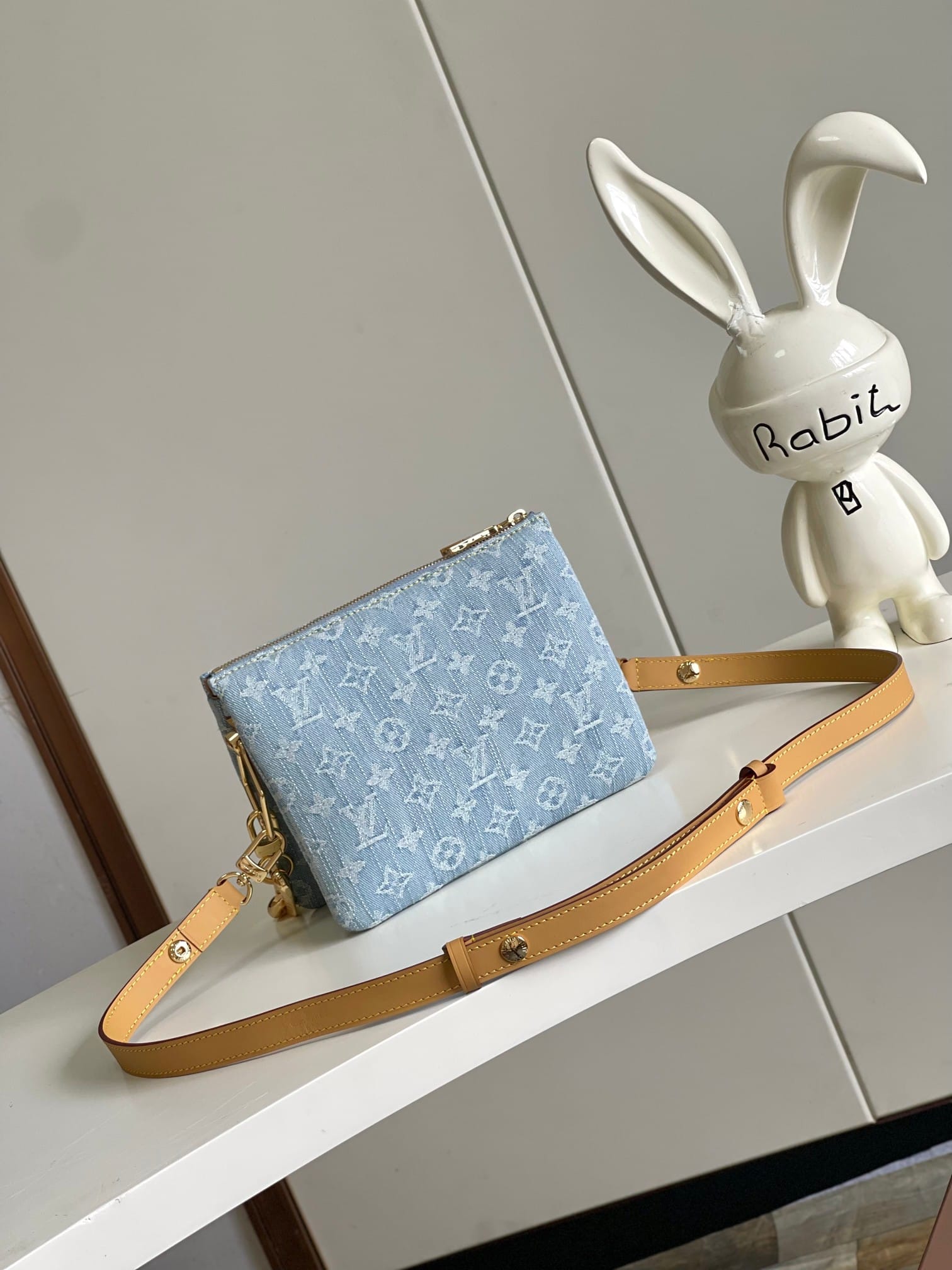 Louis Vuitton Coussin BB Handle Shoulder Bag in Monogram Denim