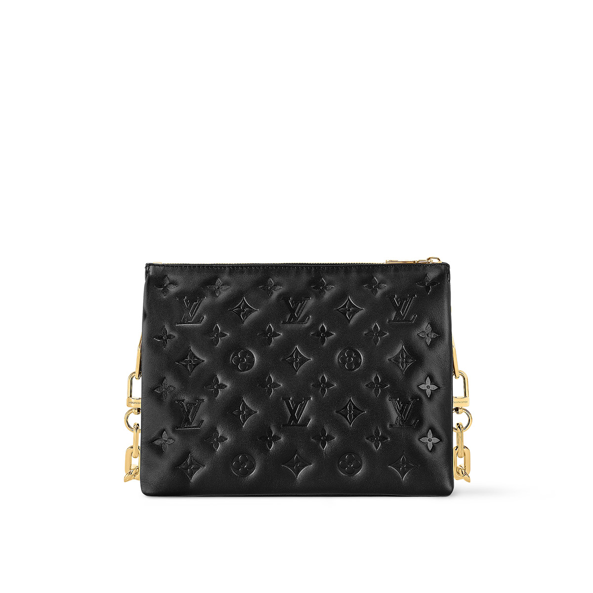 Louis Vuitton Coussin PM Handle Shoulder Bag in Puffy Lambskin - Black