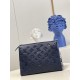 Louis Vuitton Coussin PM Handle Shoulder Bag in Puffy Lambskin - Navy