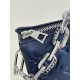 Louis Vuitton Coussin PM Handle Shoulder Bag in Puffy Lambskin - Navy