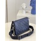 Louis Vuitton Coussin PM Handle Shoulder Bag in Puffy Lambskin - Navy