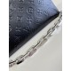 Louis Vuitton Coussin PM Handle Shoulder Bag in Lambskin - Black & Silver