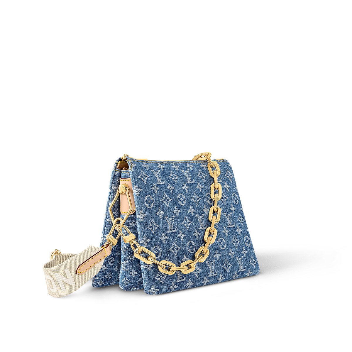 Louis Vuitton Coussin PM Handle Shoulder Bag in Monogram Denim