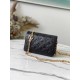 Louis Vuitton Pochette Coussin Handbag in Lambskin - Black