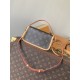 Louis Vuitton Nano Diane Handle Shoulder Bag in Monogram Coated Canvas