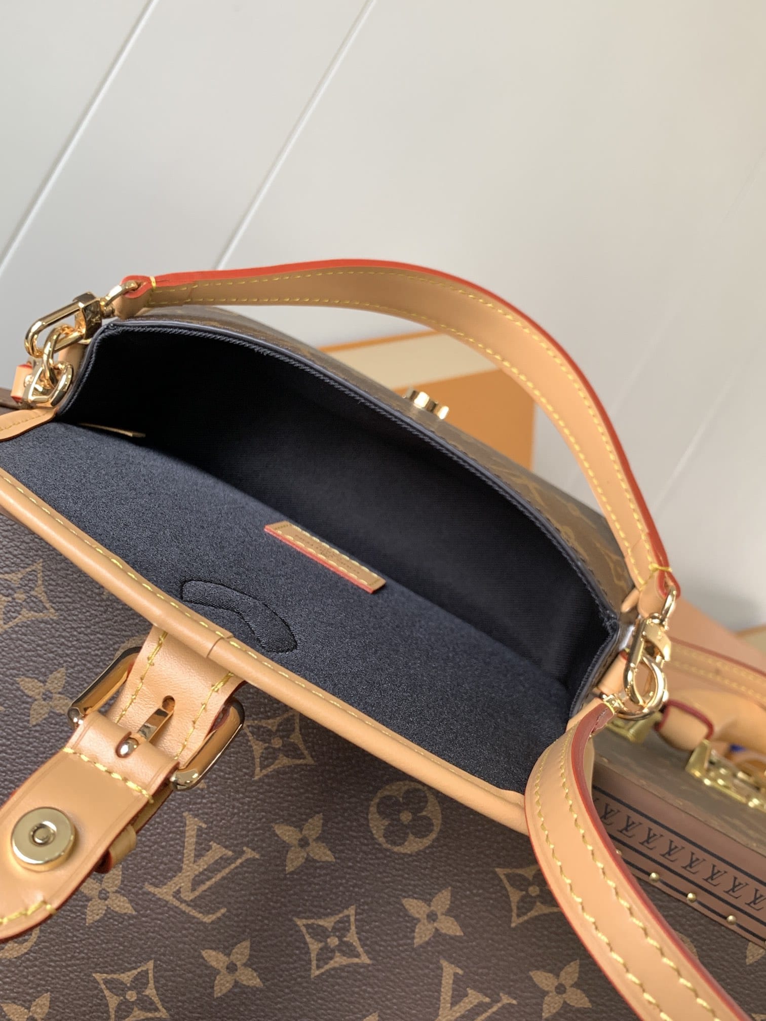 Louis Vuitton Nano Diane Handle Shoulder Bag in Monogram Coated Canvas