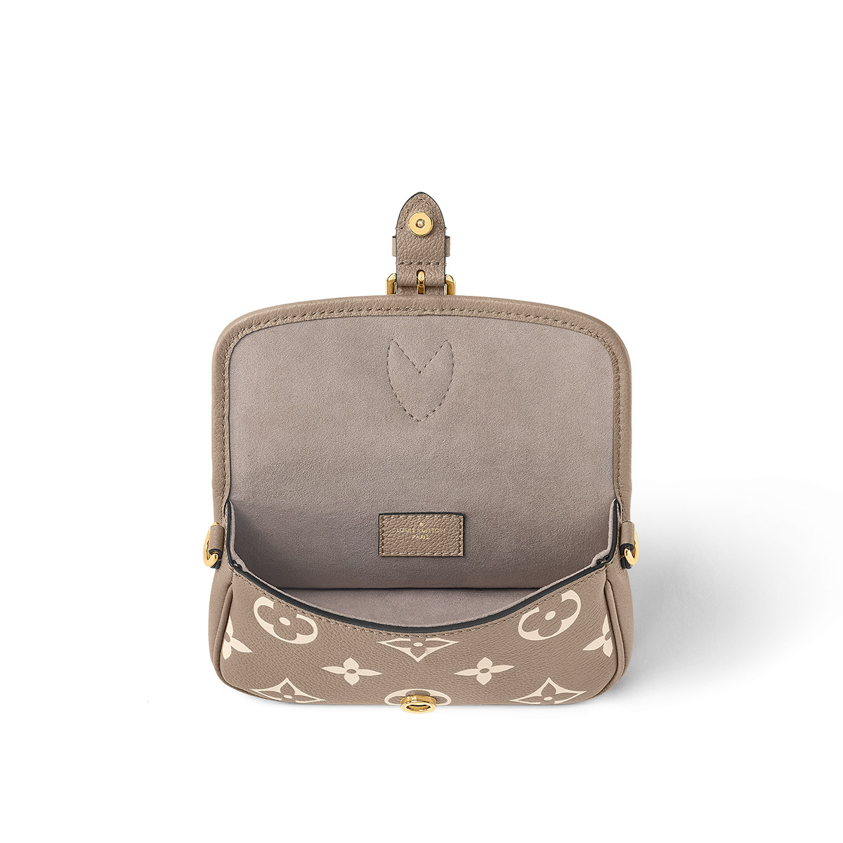 Louis Vuitton Nano Diane Handle Shoulder Bag in Bicolor Monogram Empreinte Leather