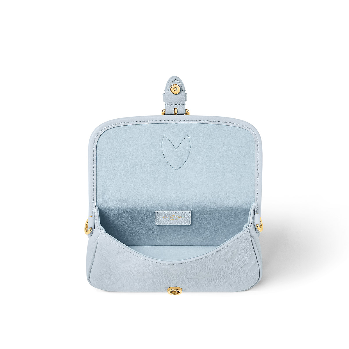 Louis Vuitton Nano Diane Handle Shoulder Bag in Monogram Empreinte Leather - Olympe Blue