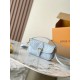 Louis Vuitton Nano Diane Handle Shoulder Bag in Monogram Empreinte Leather - Olympe Blue