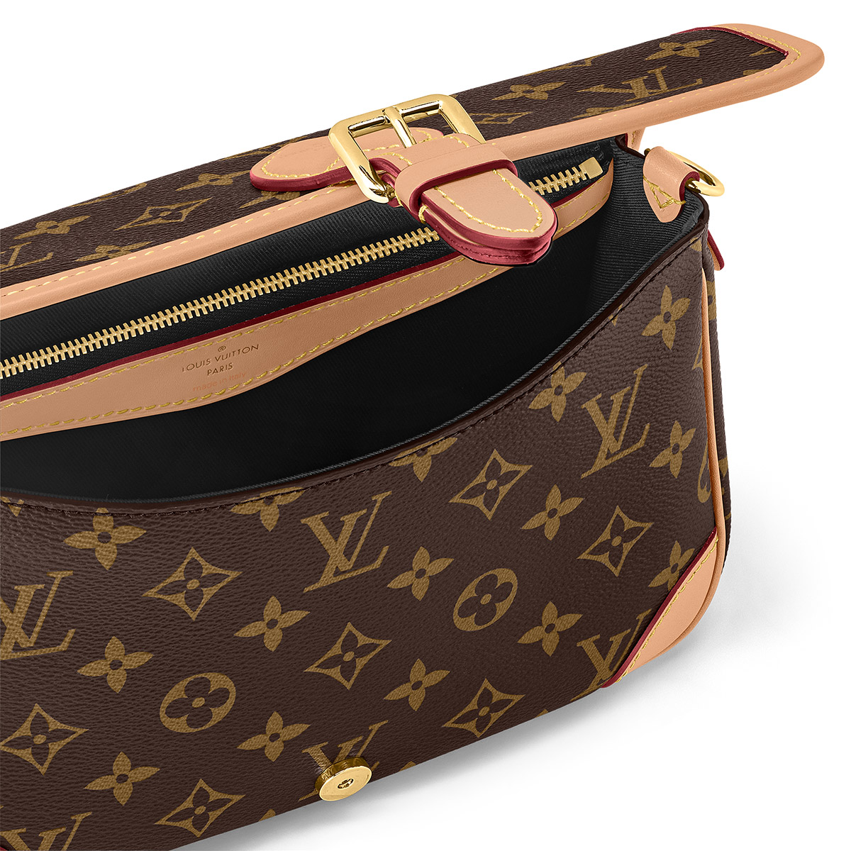 Louis Vuitton Diane Handle Shoulder Bag in Monogram Coated Canvas