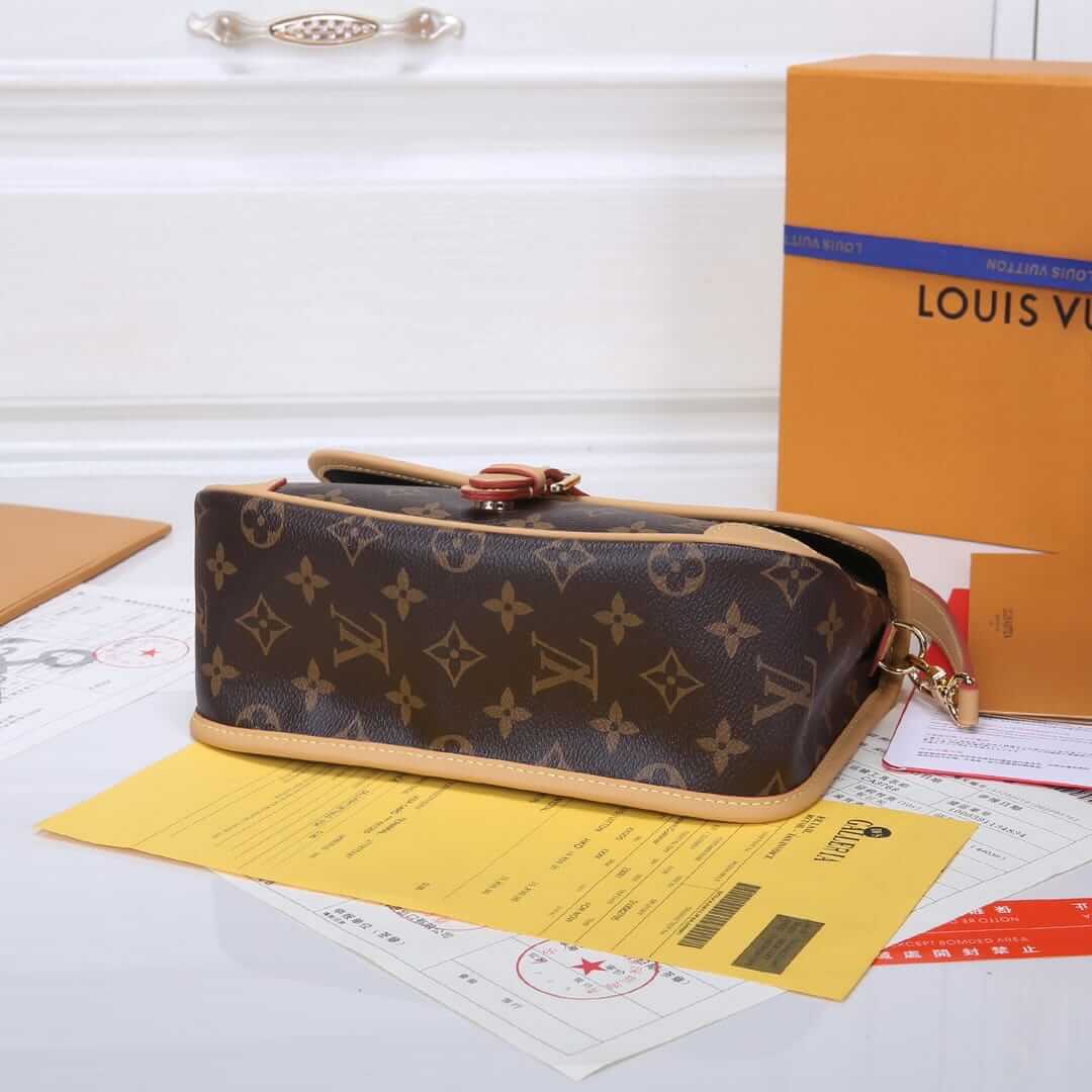 Louis Vuitton Diane Handle Shoulder Bag in Monogram Coated Canvas