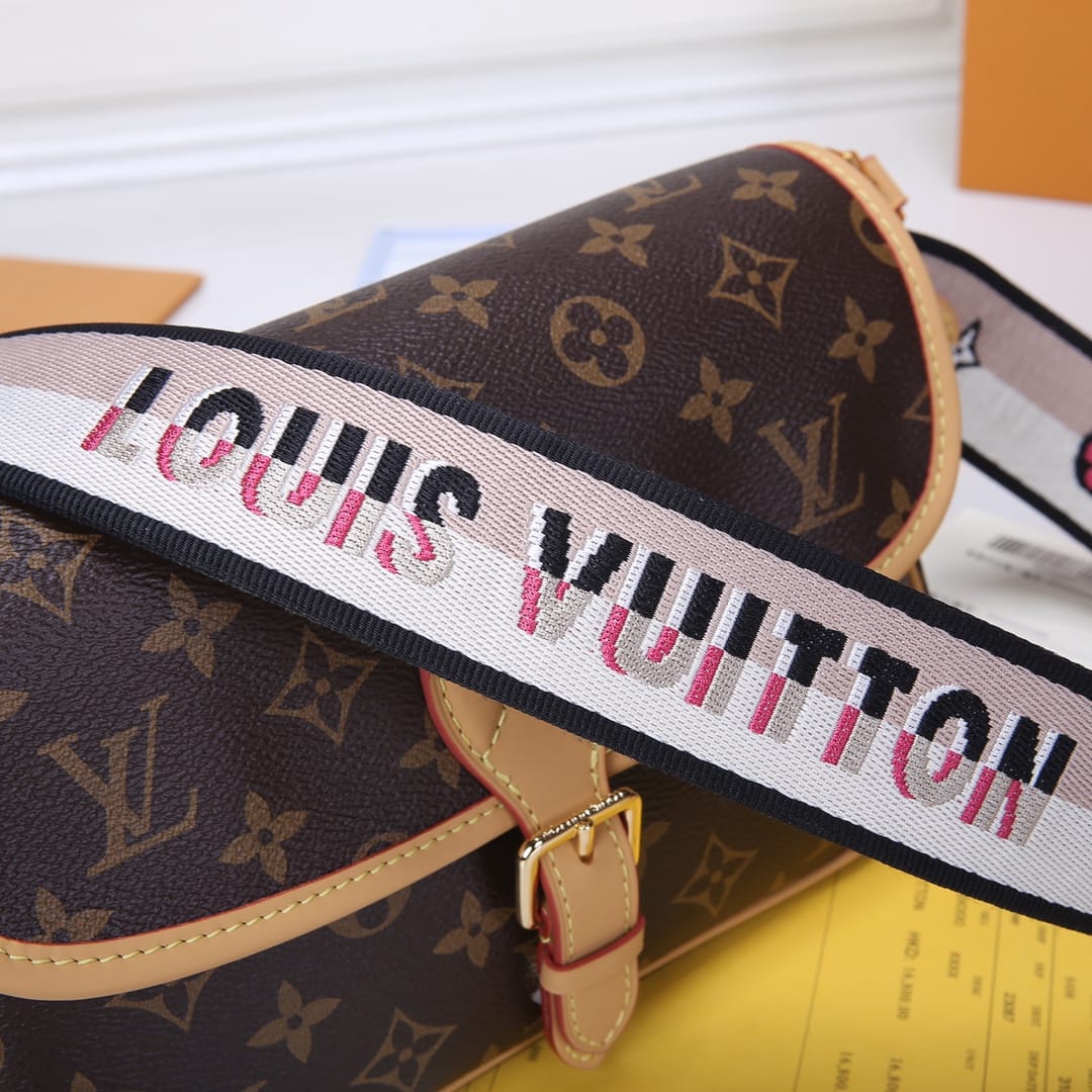 Louis Vuitton Diane Handle Shoulder Bag in Monogram Coated Canvas