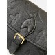 Louis Vuitton Diane Handle Shoulder Bag in Monogram Empreinte Leather - Black