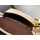 Louis Vuitton Diane Handle Shoulder Bag in Monogram Empreinte Leather - Cream