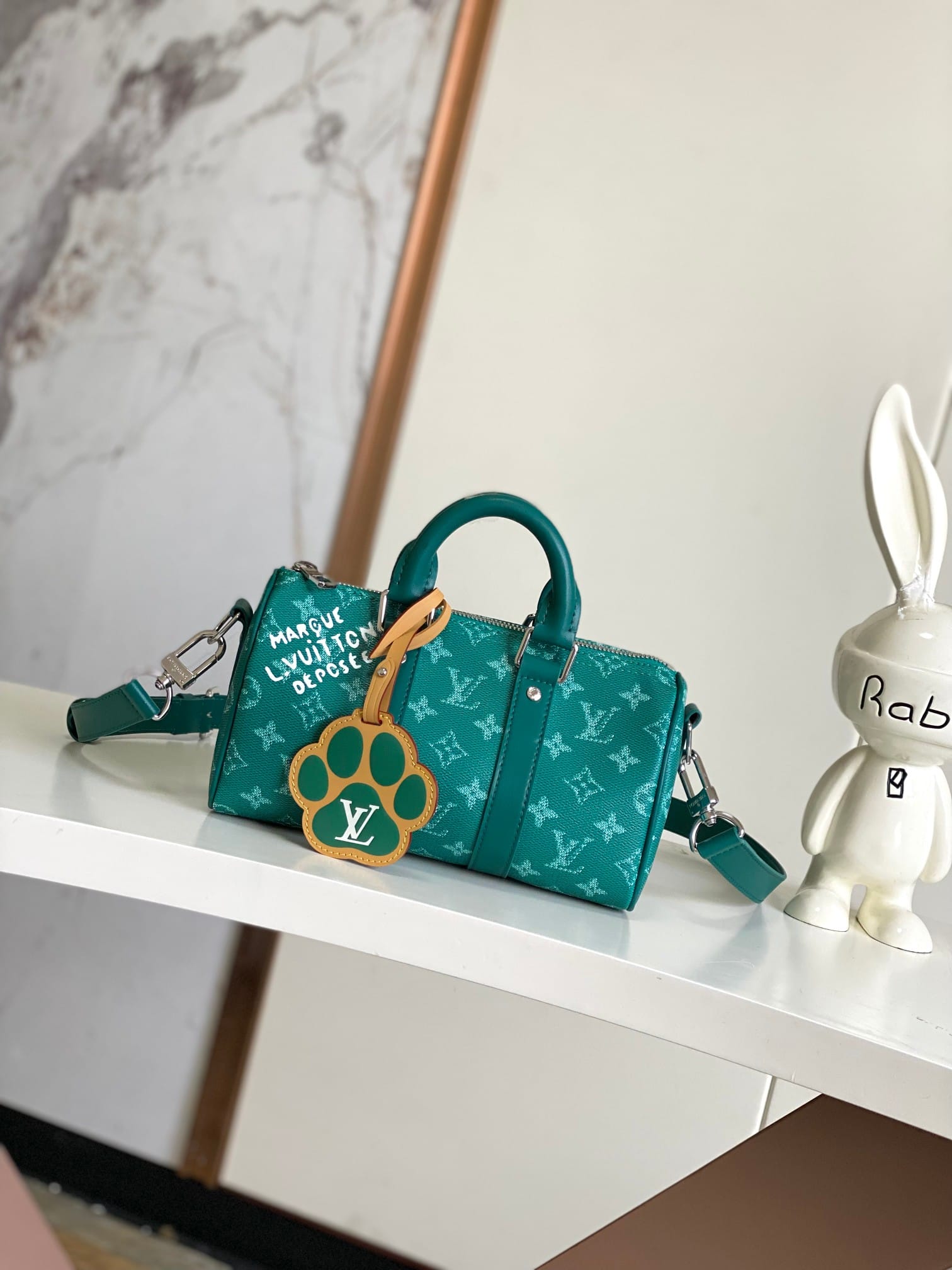 Louis Vuitton Keepall Bandoulière 25 Bag - Green