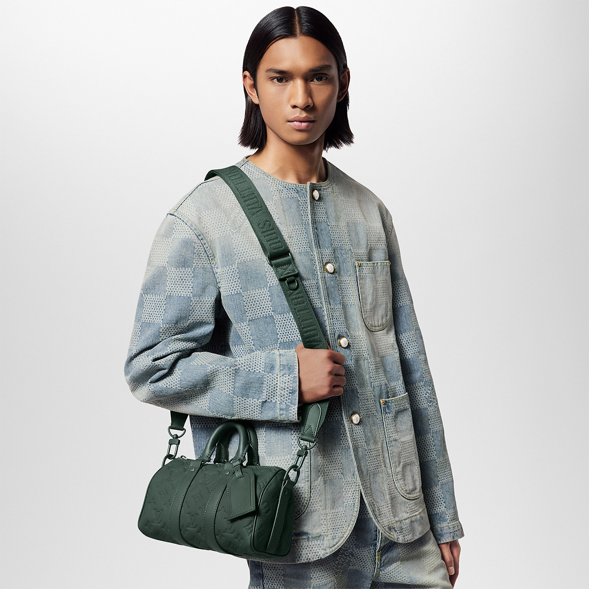 Louis Vuitton Keepall Bandoulière 25 Bag - Forest Green