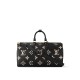 Louis Vuitton Keepall Bandoulière 45 Bag in Monogram Leather - Black/Beige