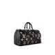 Louis Vuitton Keepall Bandoulière 45 Bag in Monogram Leather - Black/Beige