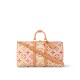 Louis Vuitton Keepall Bandoulière 45 Bag in Monogram Canvas - Coral