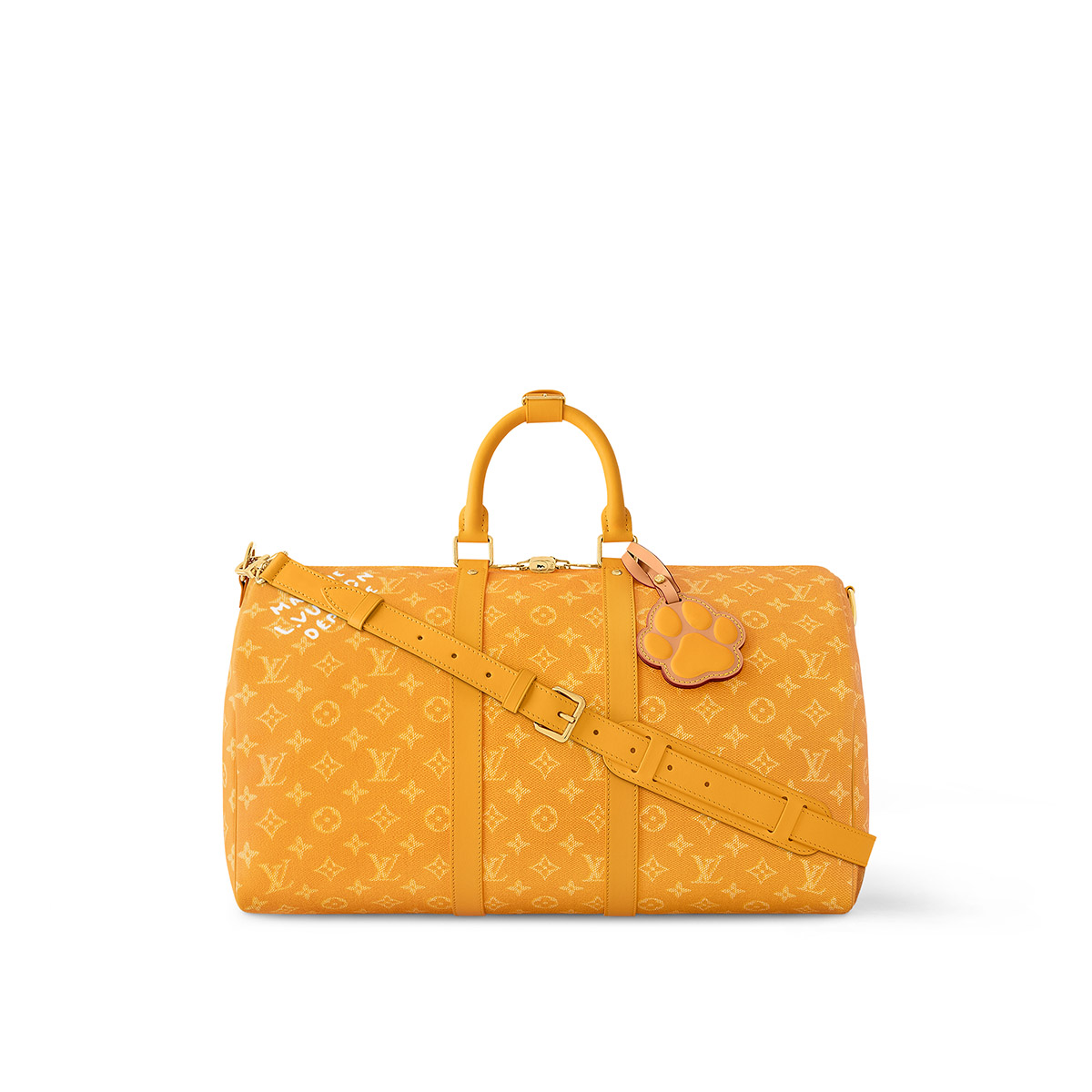 Louis Vuitton Keepall Bandoulière 45 Bag in Monogram Canvas - Yellow