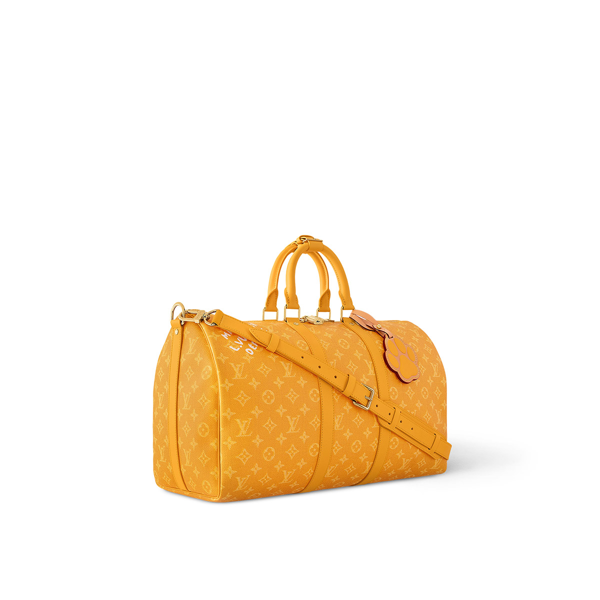 Louis Vuitton Keepall Bandoulière 45 Bag in Monogram Canvas - Yellow